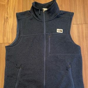 Blue North Face Vest